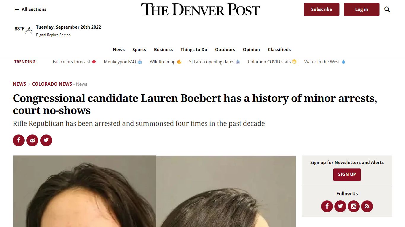 Congressional candidate Lauren Boebert has a history of minor arrests ...